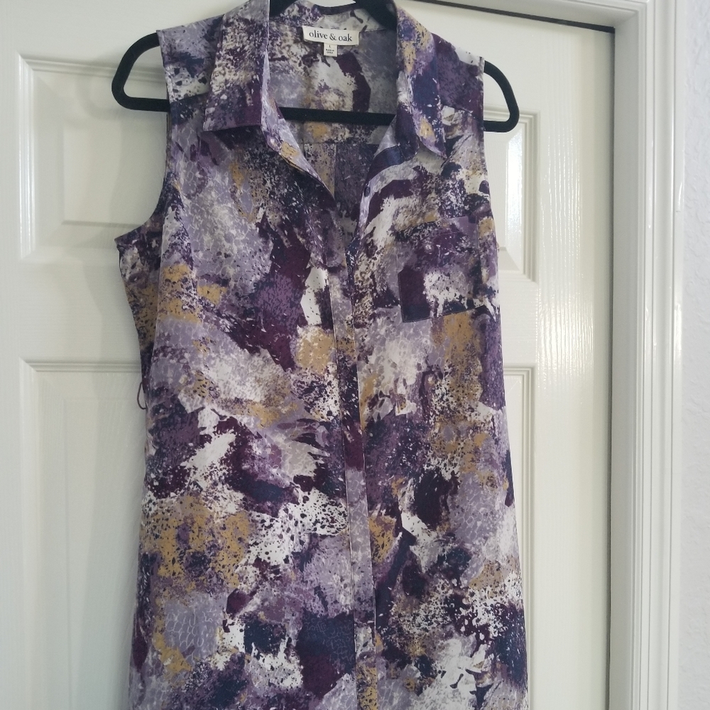 Olive and Oak belted shirtdress (L)